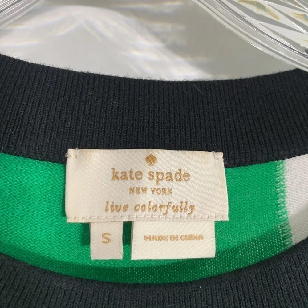 Kate spade color block Cashmere Blend long sleeve pullover women’s small top